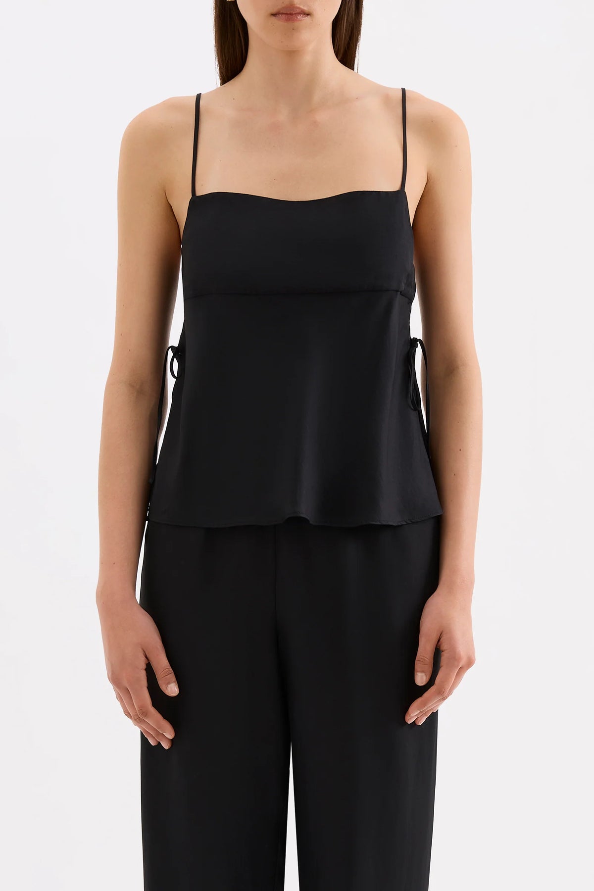 Nude Lucy - Jaslynn Tencel Top (Black) Nude Lucy