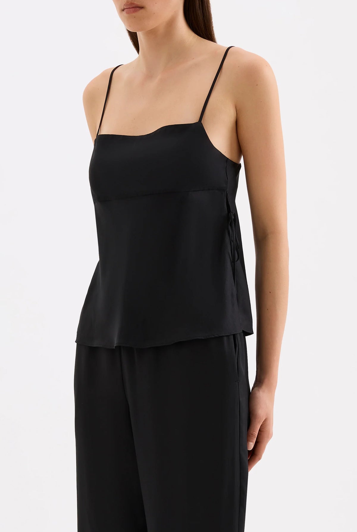 Nude Lucy - Jaslynn Tencel Top (Black) Nude Lucy