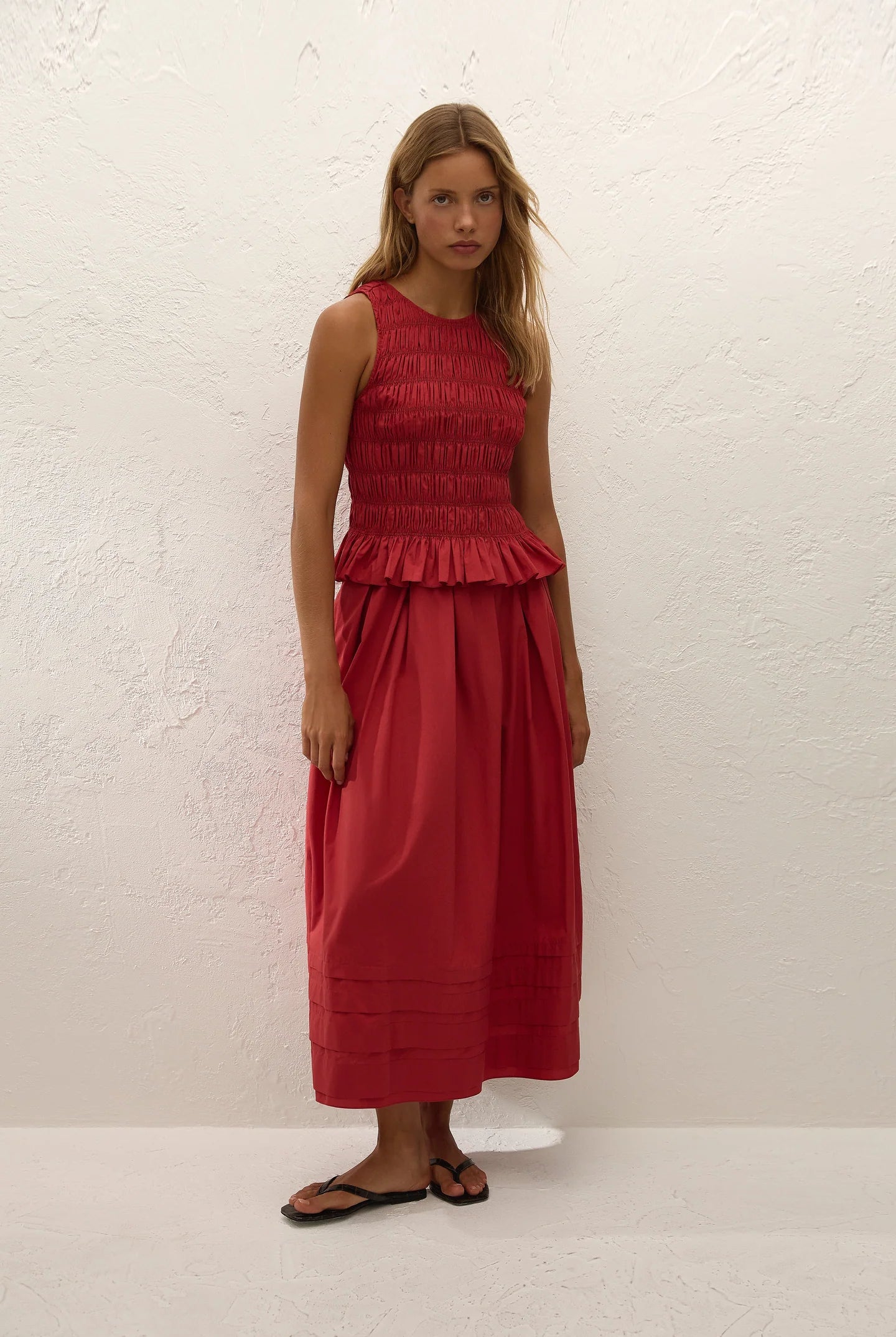Faithfull The Brand - Cales Skirt (Chilli) Faithfull The Brand