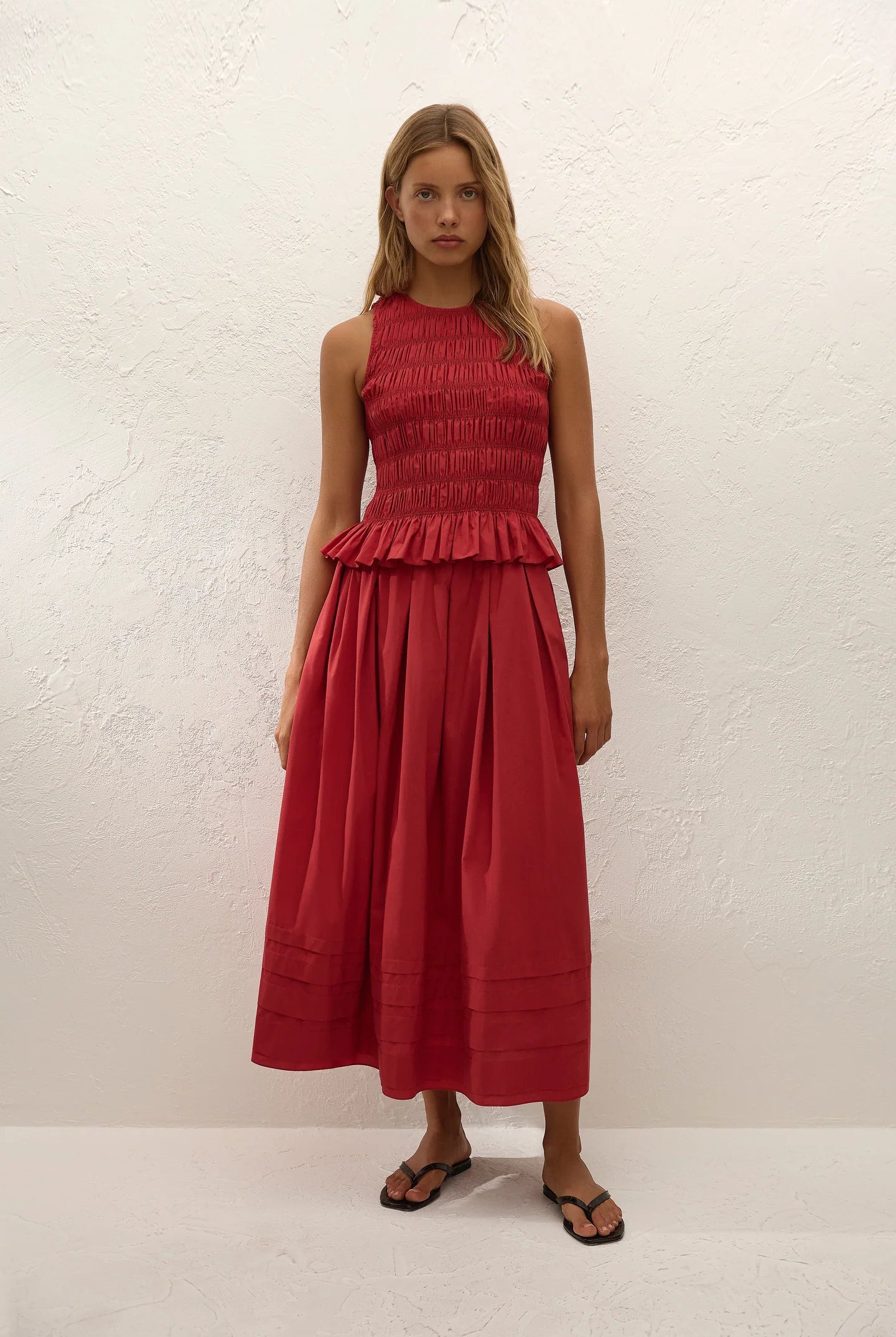 Faithfull The Brand - Cales Skirt (Chilli) Faithfull The Brand