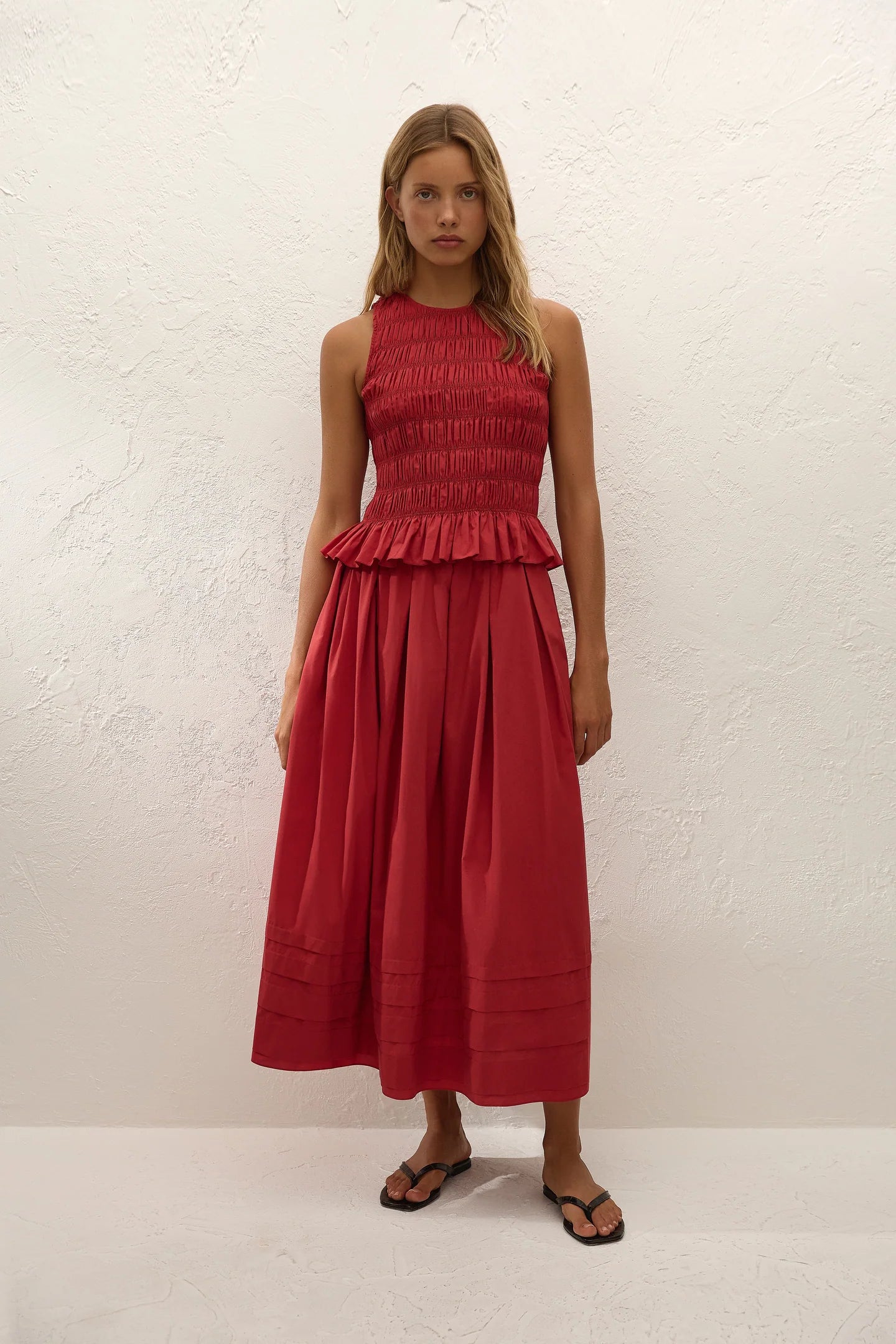 Faithfull The Brand - Cales Skirt (Chilli) Faithfull The Brand