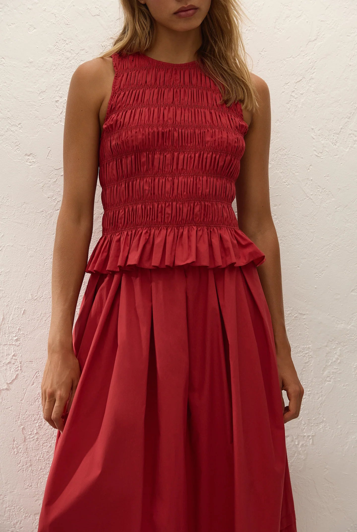 Faithfull The Brand - Cales Skirt (Chilli) Faithfull The Brand