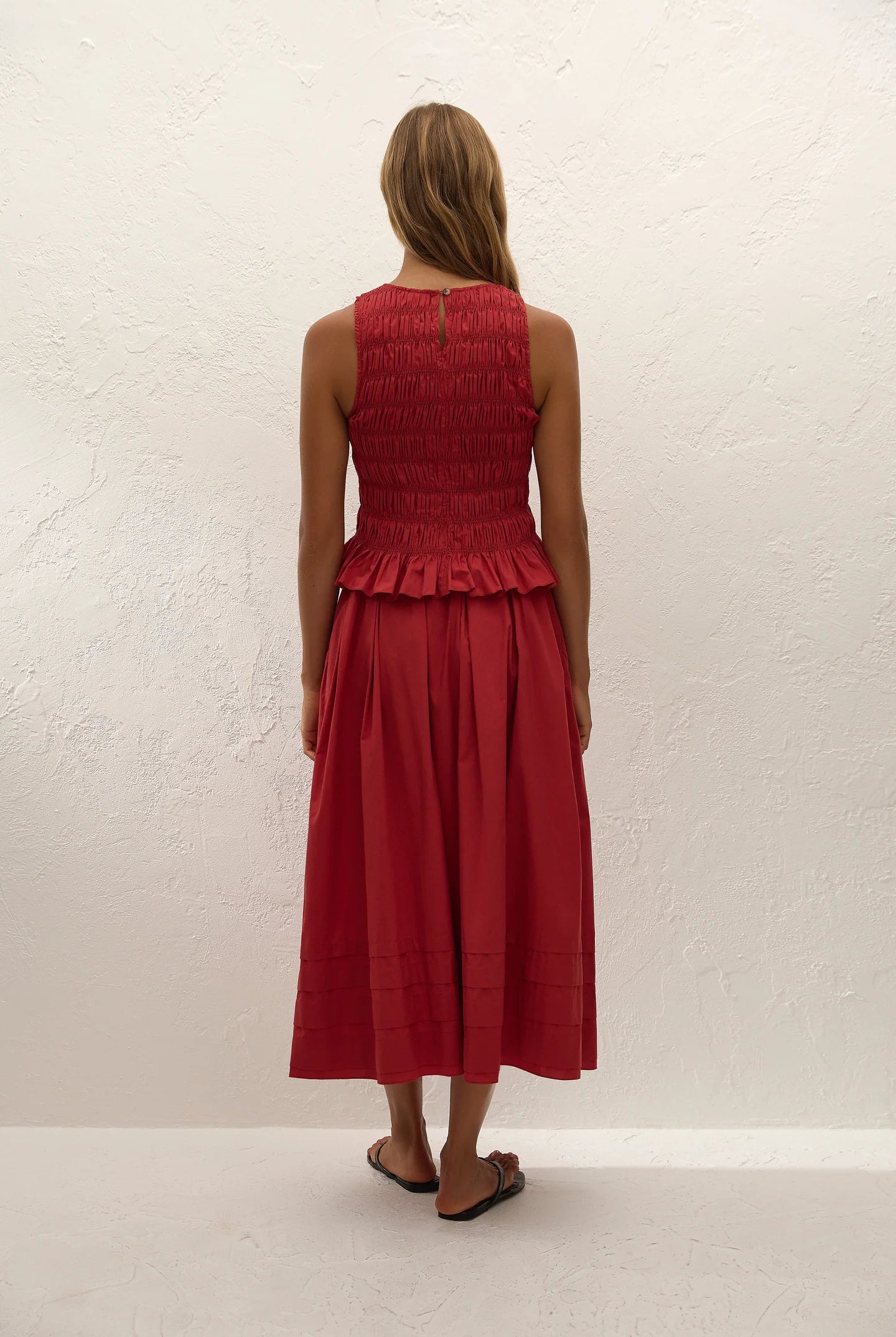 Faithfull The Brand - Cales Skirt (Chilli) Faithfull The Brand