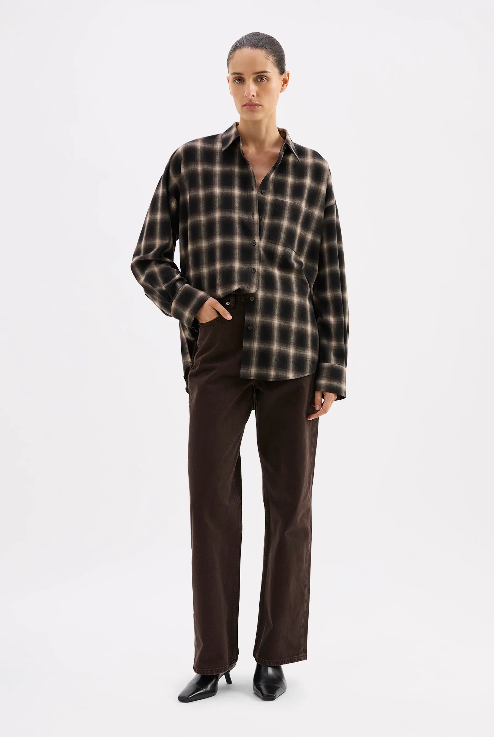 Nude Lucy - Roe Shirt (Check) Nude Lucy