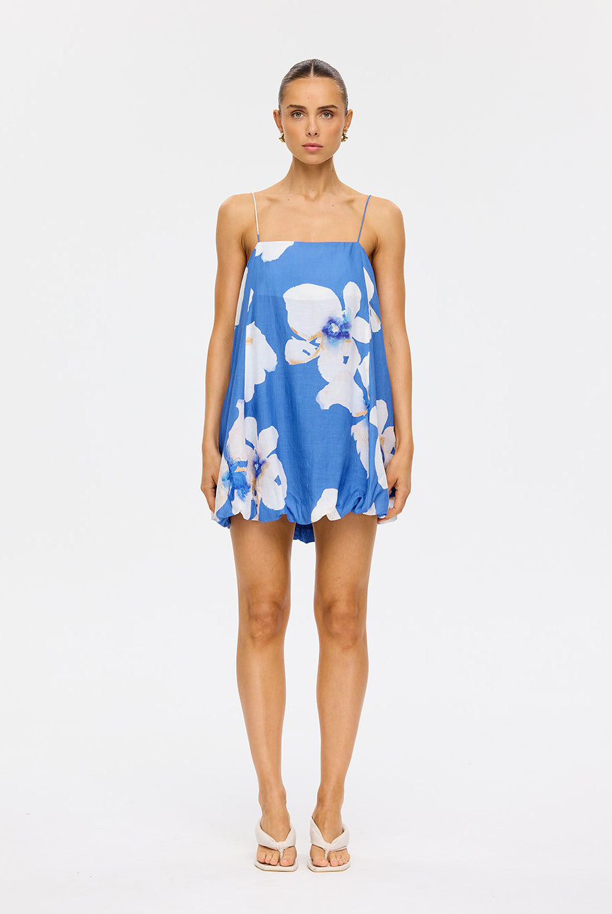 (Pre-Order) Kivari - Rowena Bubble Mini Dress (Blue) Kivari