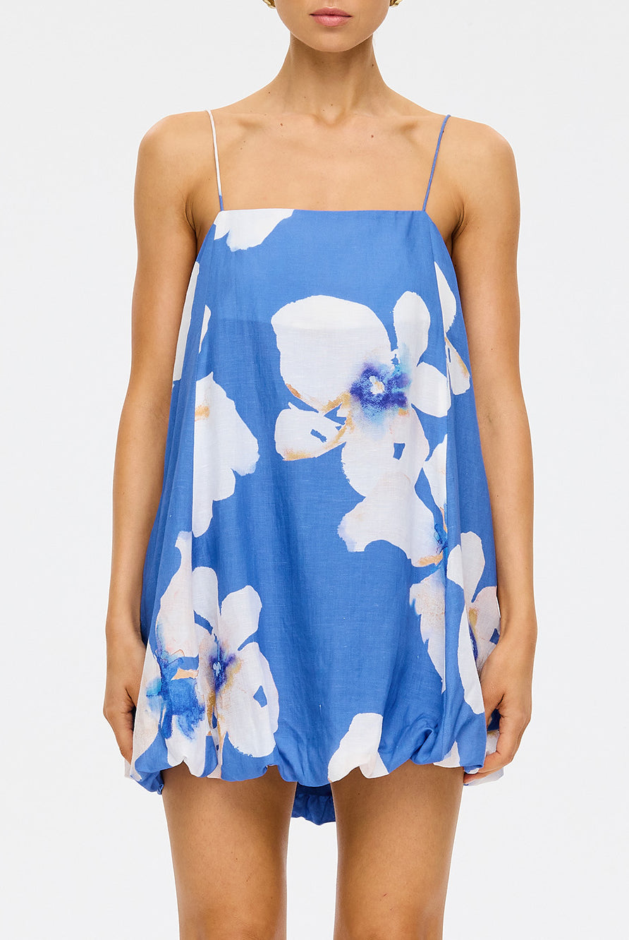(Pre-Order) Kivari - Rowena Bubble Mini Dress (Blue) Kivari
