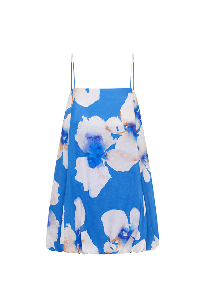 (Pre-Order) Kivari - Rowena Bubble Mini Dress (Blue) Kivari