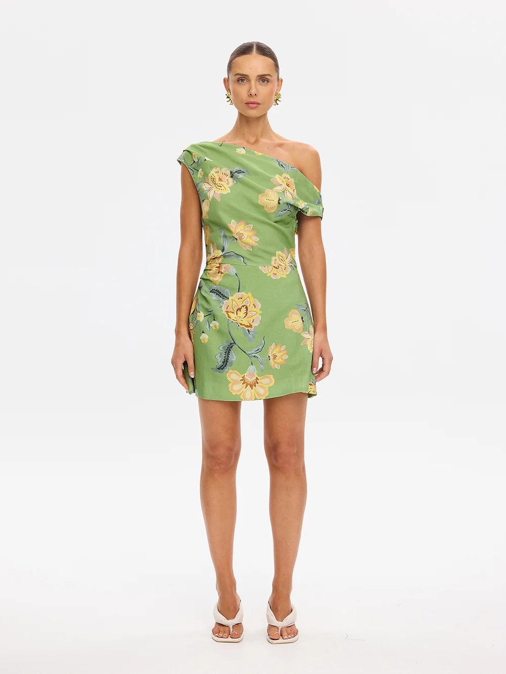 Kivari - Eve Off The Shoulder (Green) Kivari