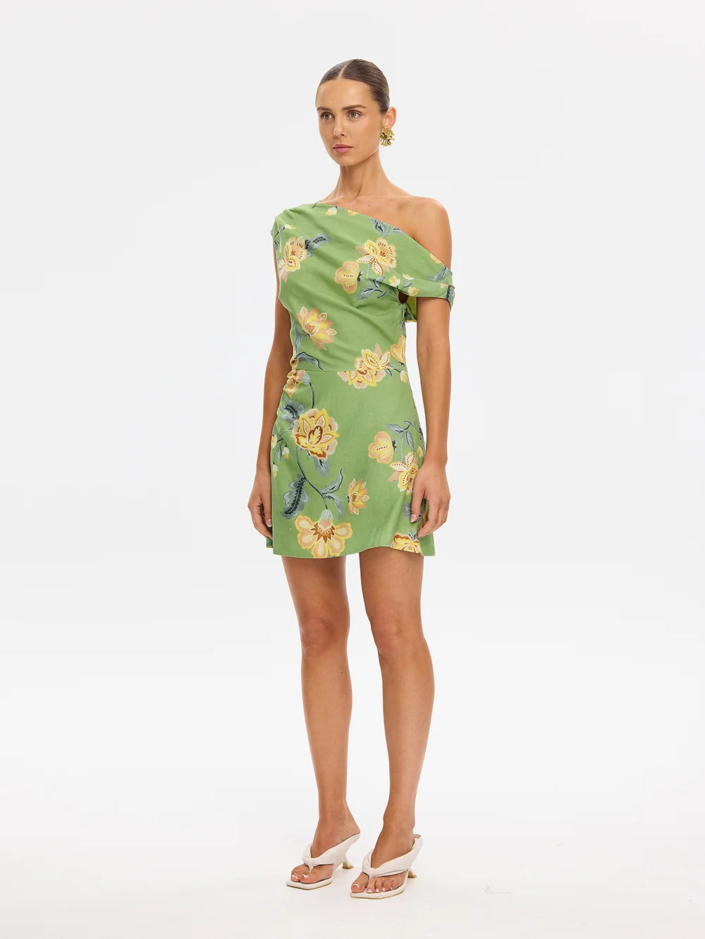 Kivari - Eve Off The Shoulder (Green) Kivari