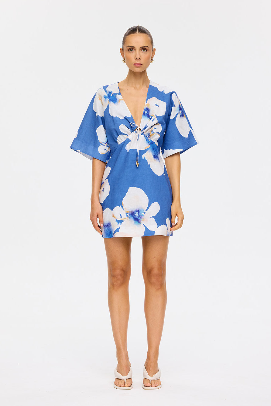 (Pre-Order) Kivari - Rowena Mini Dress (Blue) Kivari