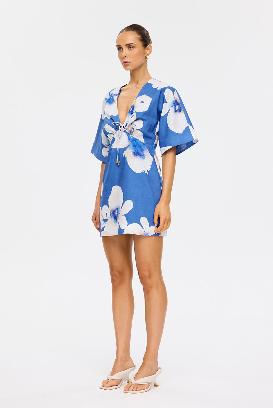 (Pre-Order) Kivari - Rowena Mini Dress (Blue) Kivari