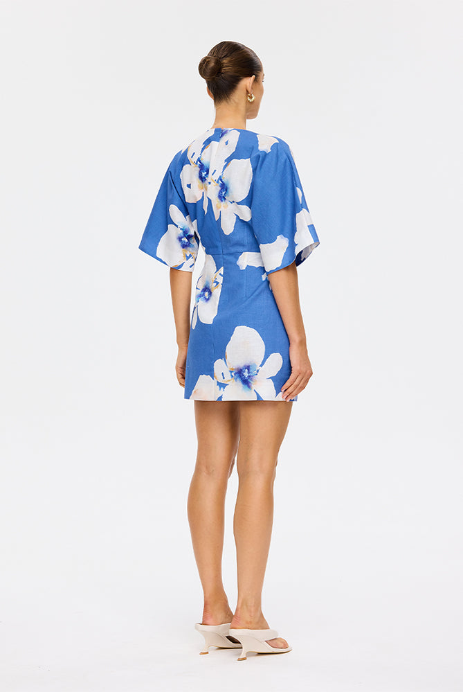 (Pre-Order) Kivari - Rowena Mini Dress (Blue) Kivari