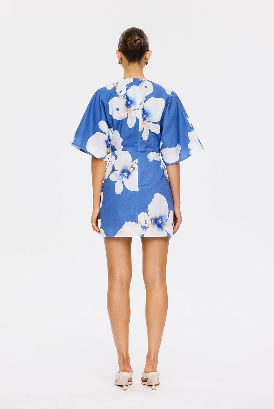 (Pre-Order) Kivari - Rowena Mini Dress (Blue) Kivari
