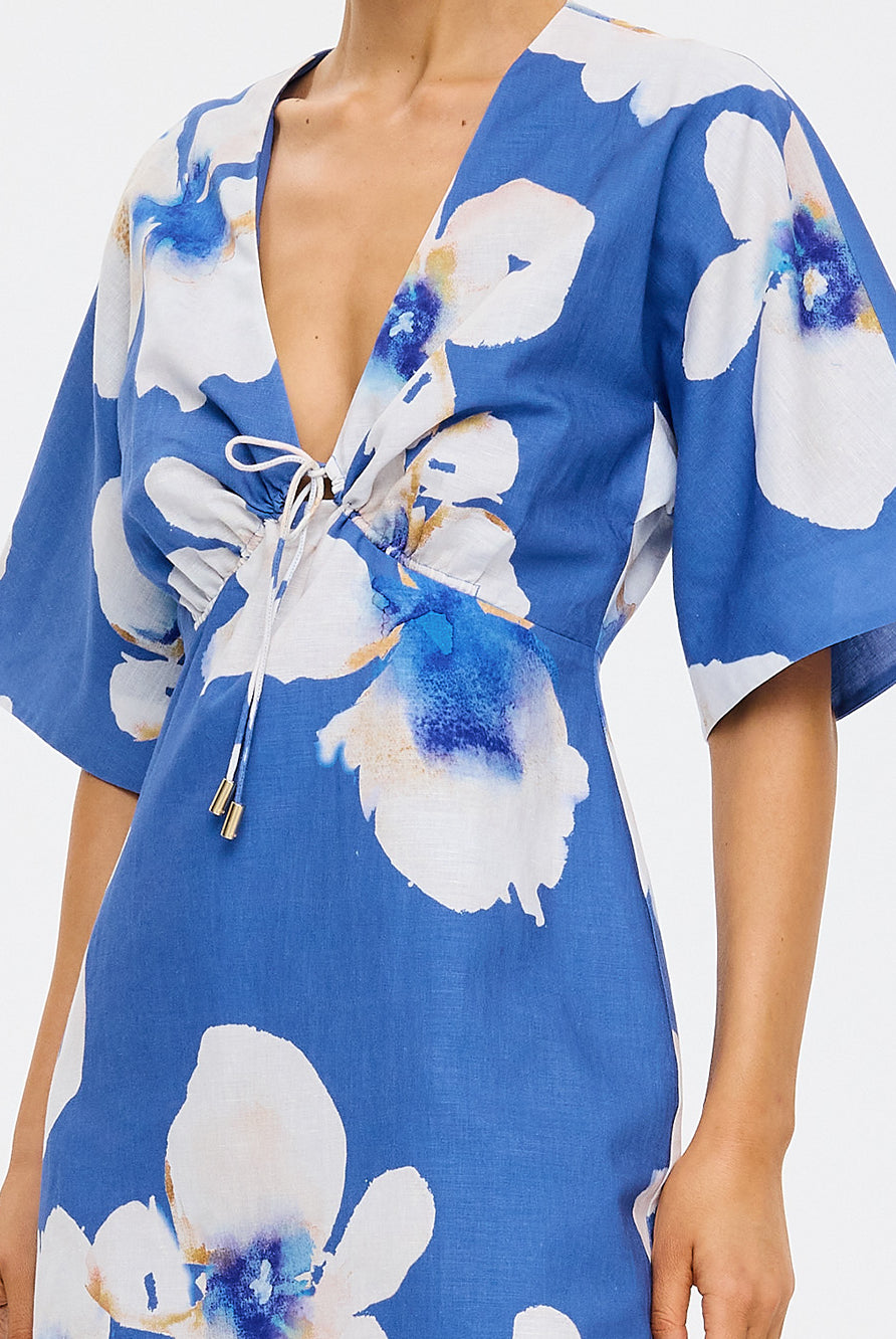 (Pre-Order) Kivari - Rowena Mini Dress (Blue) Kivari