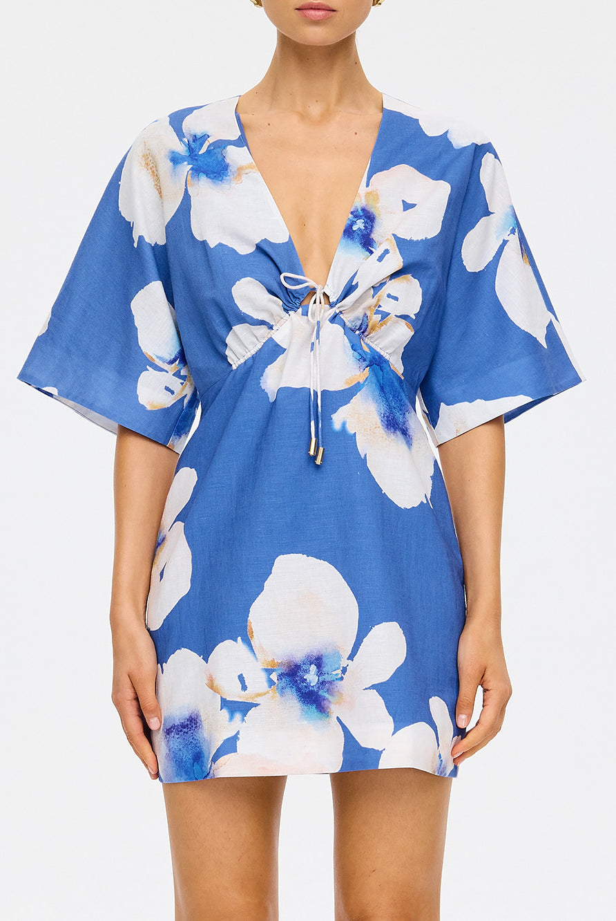 (Pre-Order) Kivari - Rowena Mini Dress (Blue) Kivari