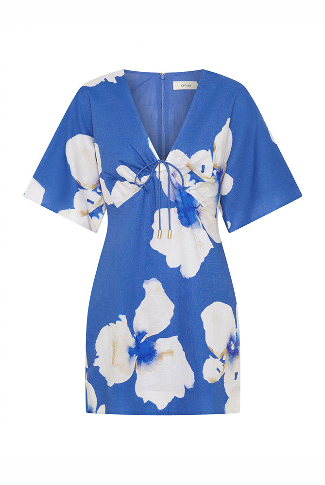 (Pre-Order) Kivari - Rowena Mini Dress (Blue) Kivari