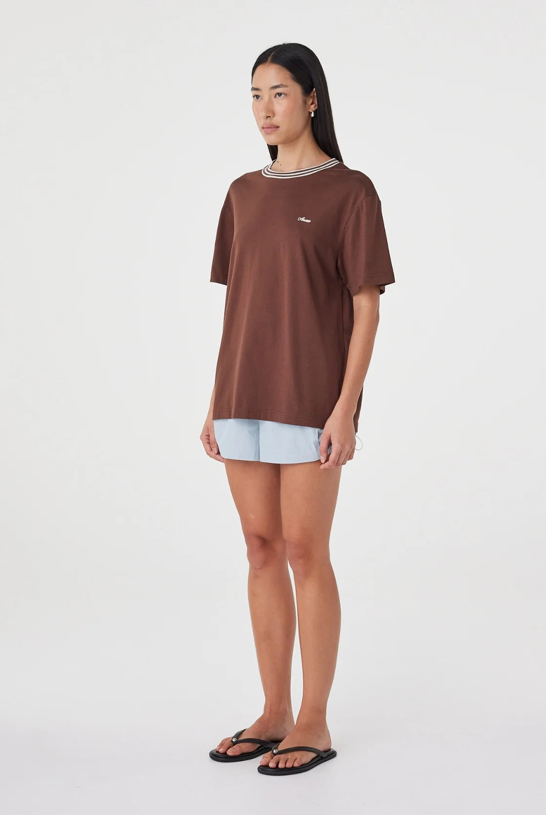 Arcaa - Kylen Tee (Espresso & Cream) Arcaa