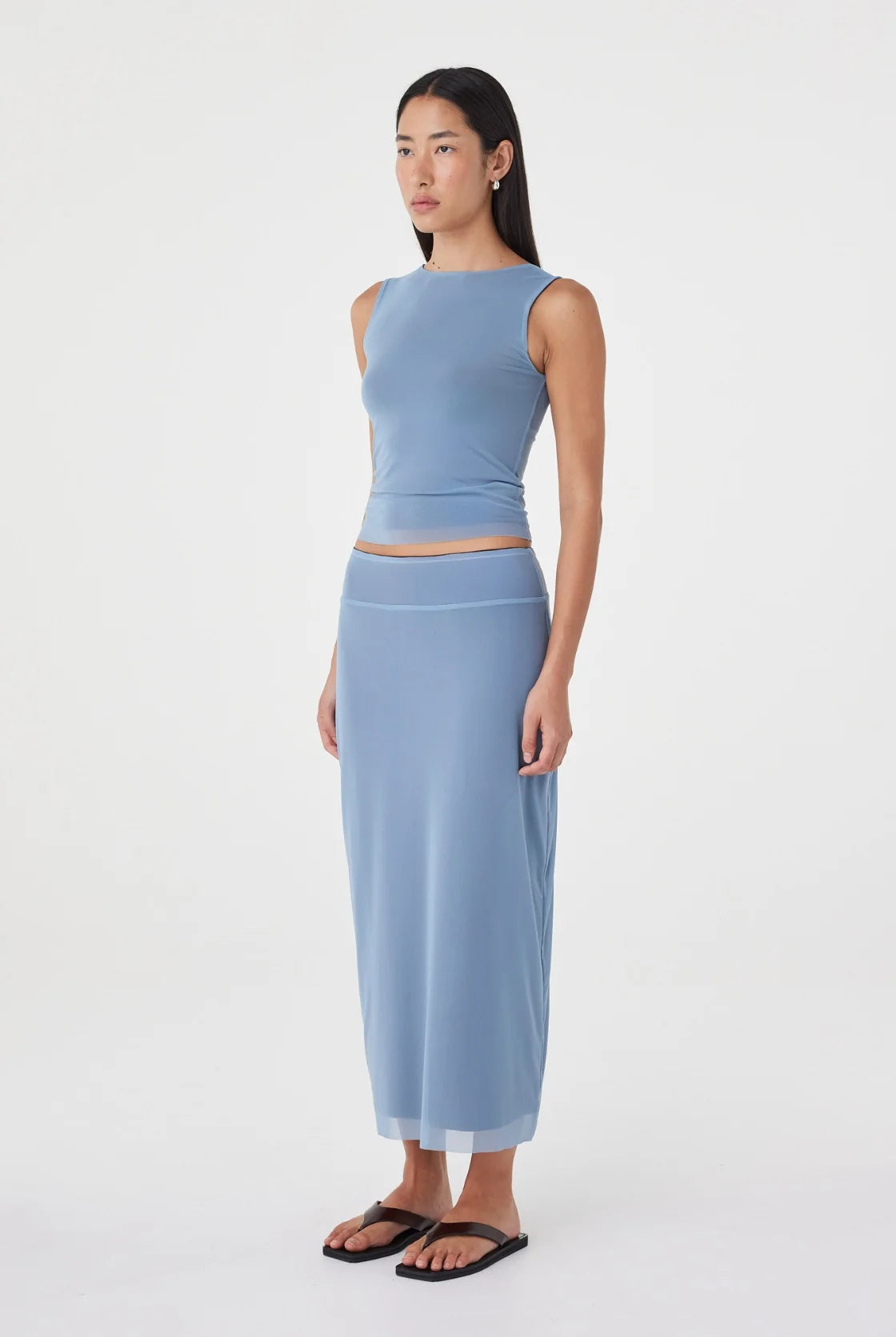 Arcaa - Eden Reversible Top (Pale Blue & Espresso) Arcaa