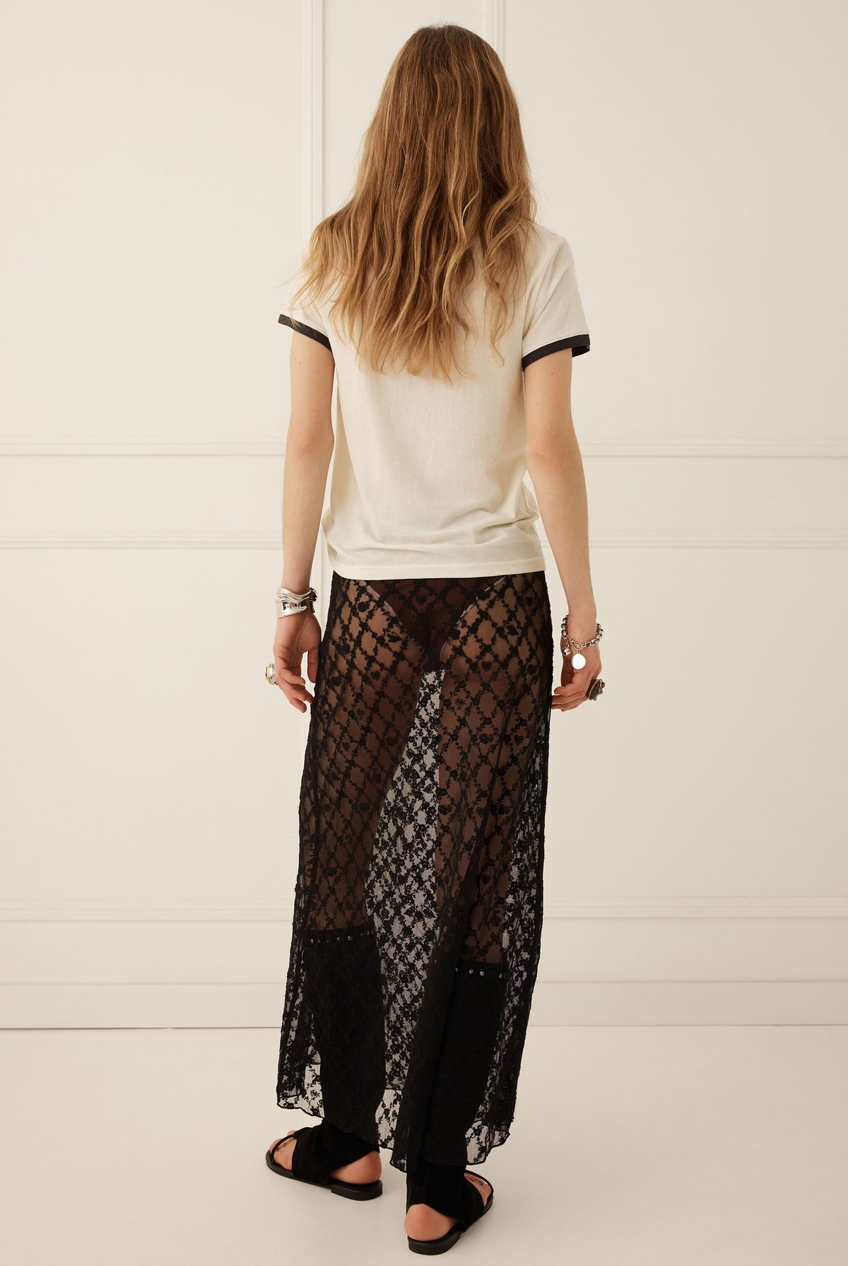 Spell - Serpent Lace Maxi Skirt Spell