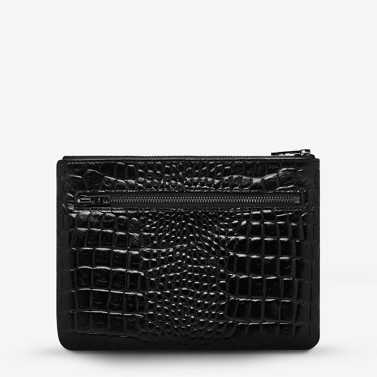 Status Anxiety New Day - Black Croc Emboss Status Anxiety