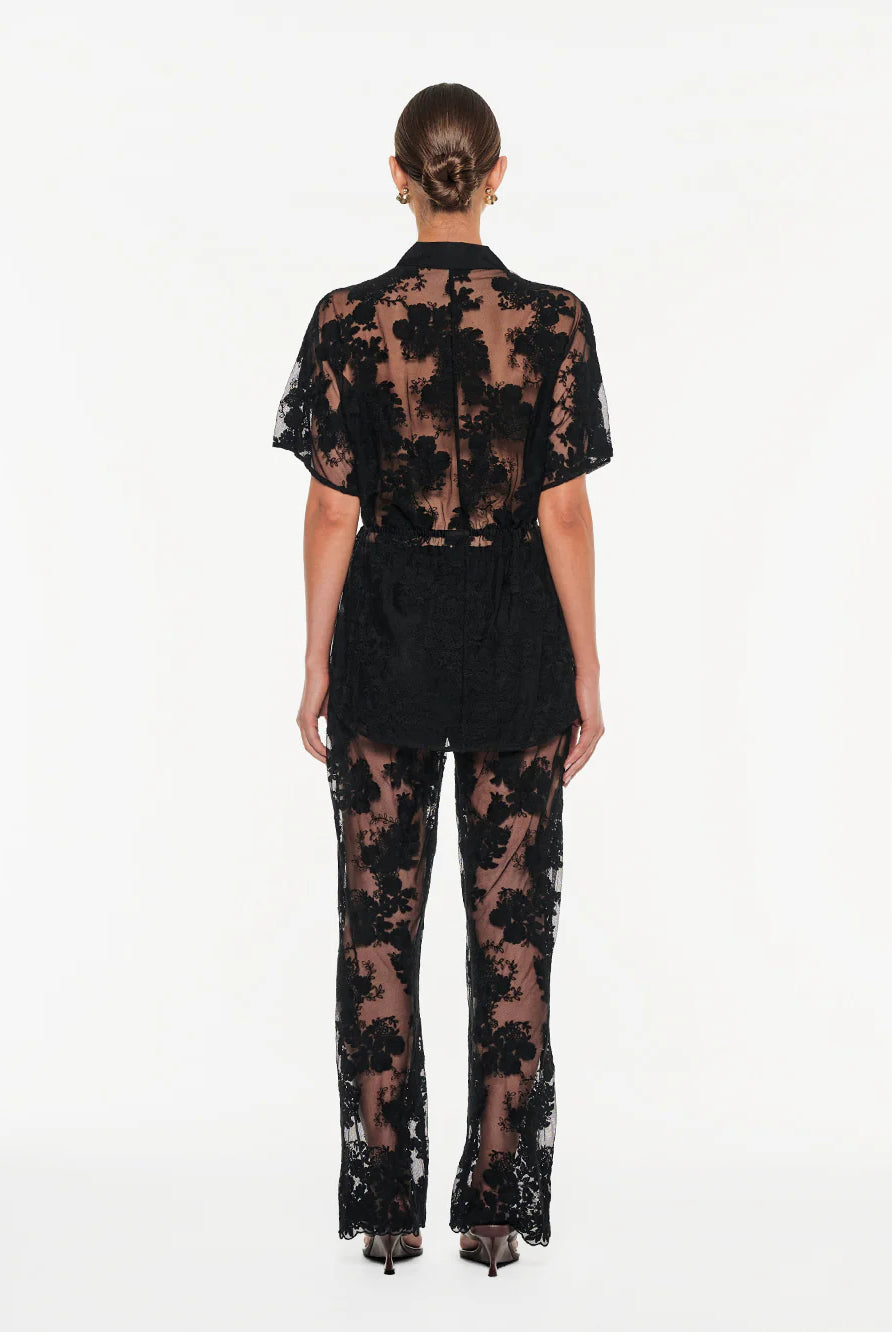 Kivari - Jaxon Lace Shirt (Black) Kivari