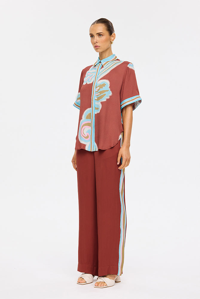 (Pre-Order) Kivari - Enzo Shirt (Maroon) Kivari