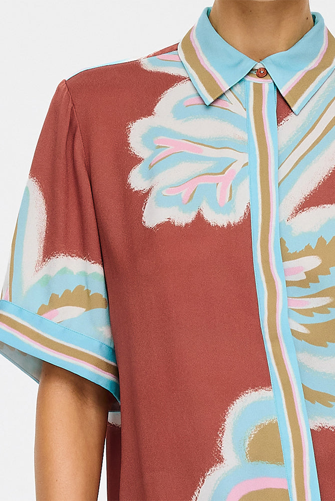 (Pre-Order) Kivari - Enzo Shirt (Maroon) Kivari