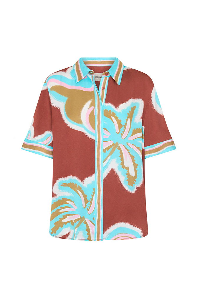 (Pre-Order) Kivari - Enzo Shirt (Maroon) Kivari