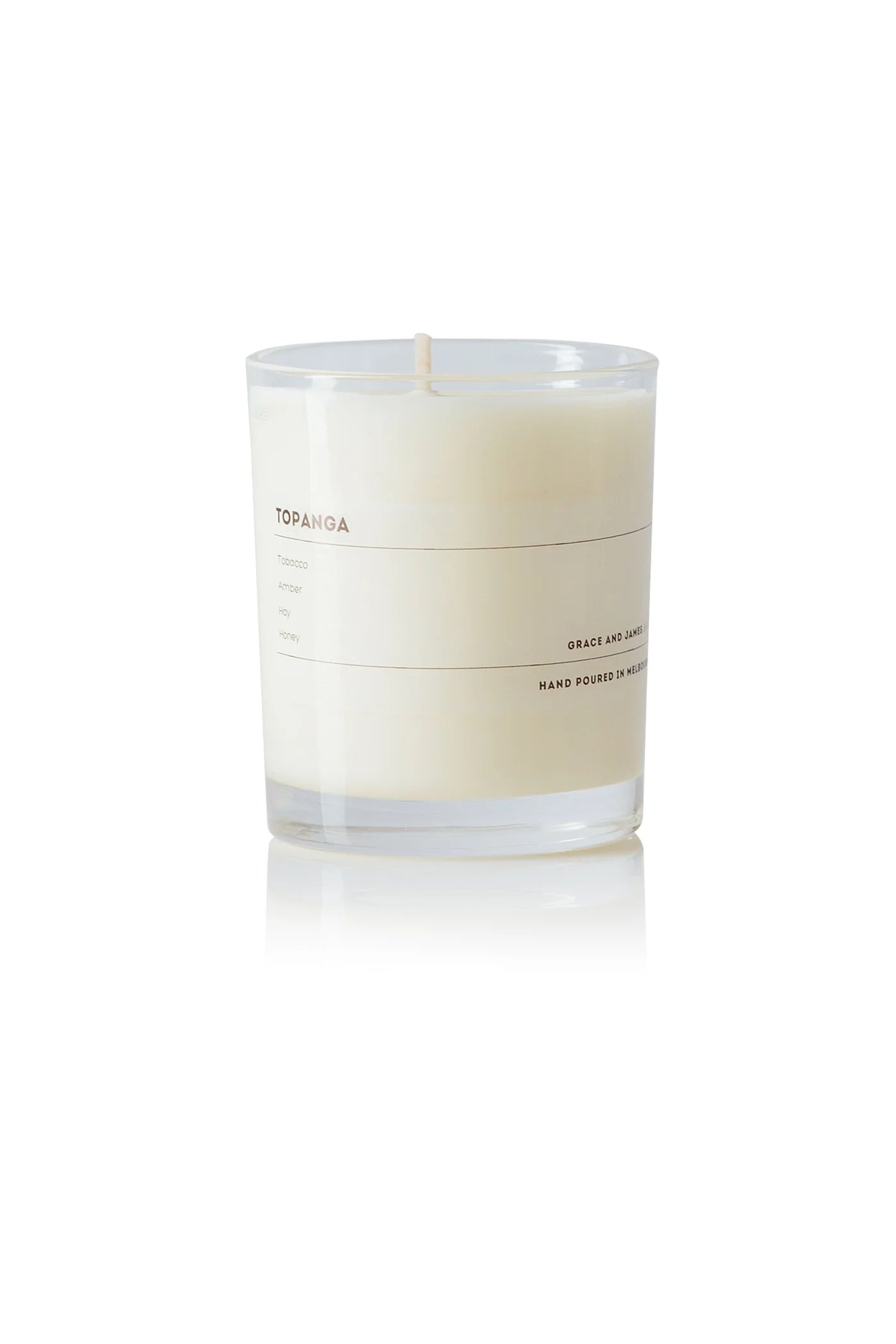 Grace and James - Bare 40hr Candle (Topanga) Grace and James