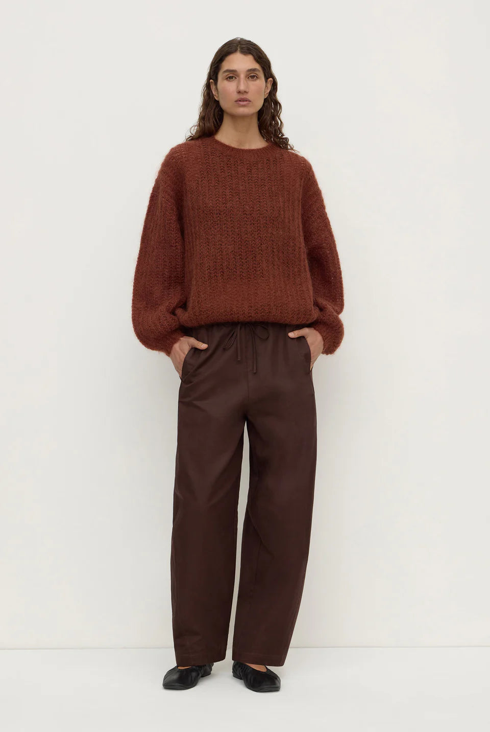 Assembly Label - Tulsa Mohair Knit (Burnt Amber) Assembly Label