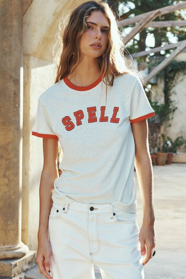 Spell - Roomie Shrunken Sports Tee (Sand) Spell