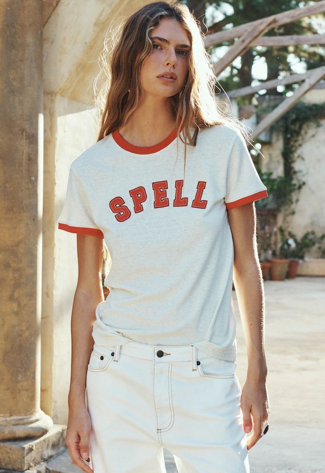 Spell - Roomie Shrunken Sports Tee (Sand) Spell