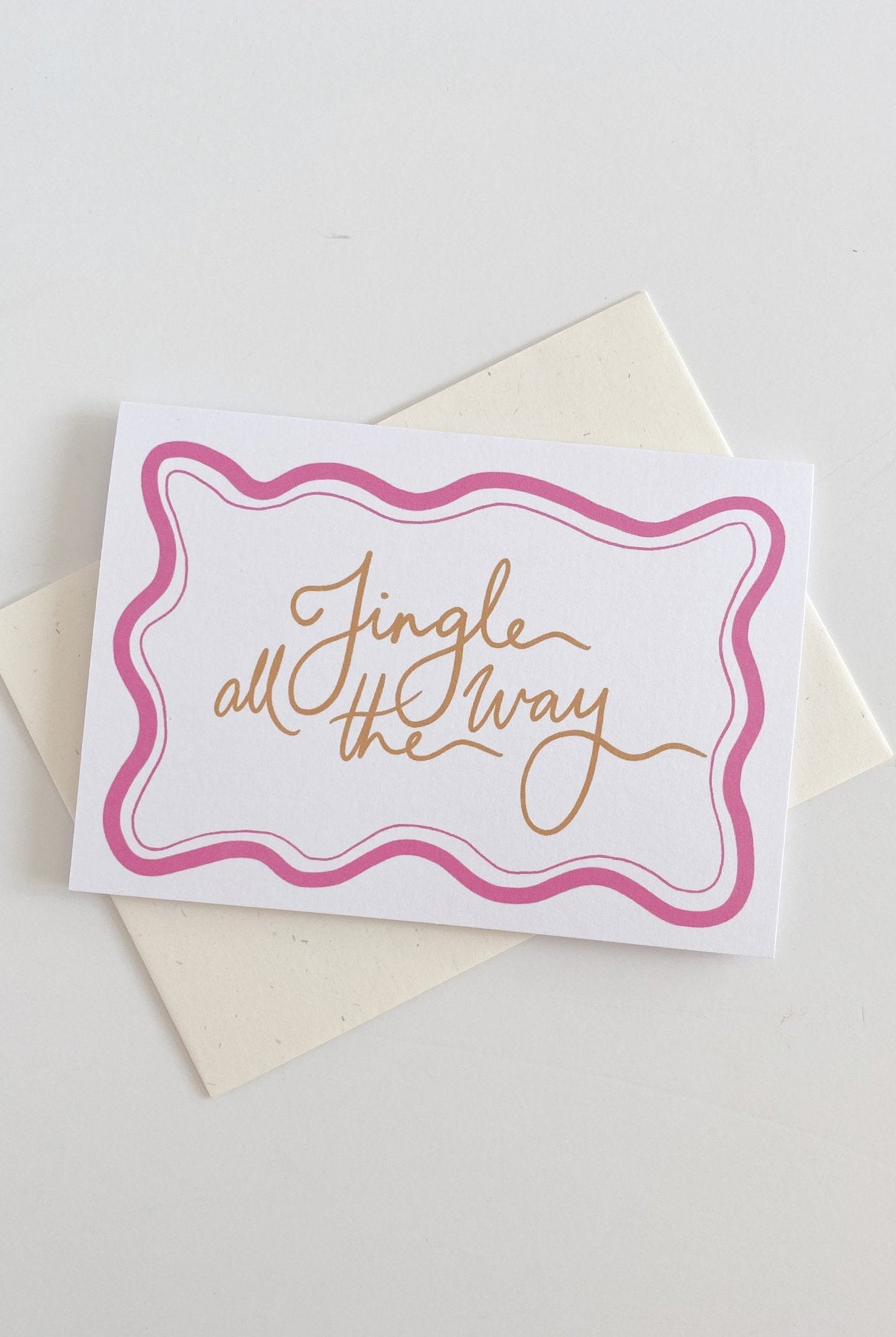 Wildfire Co Design Wavy 'Jingle All The Way' Card Wildfire Co. Design