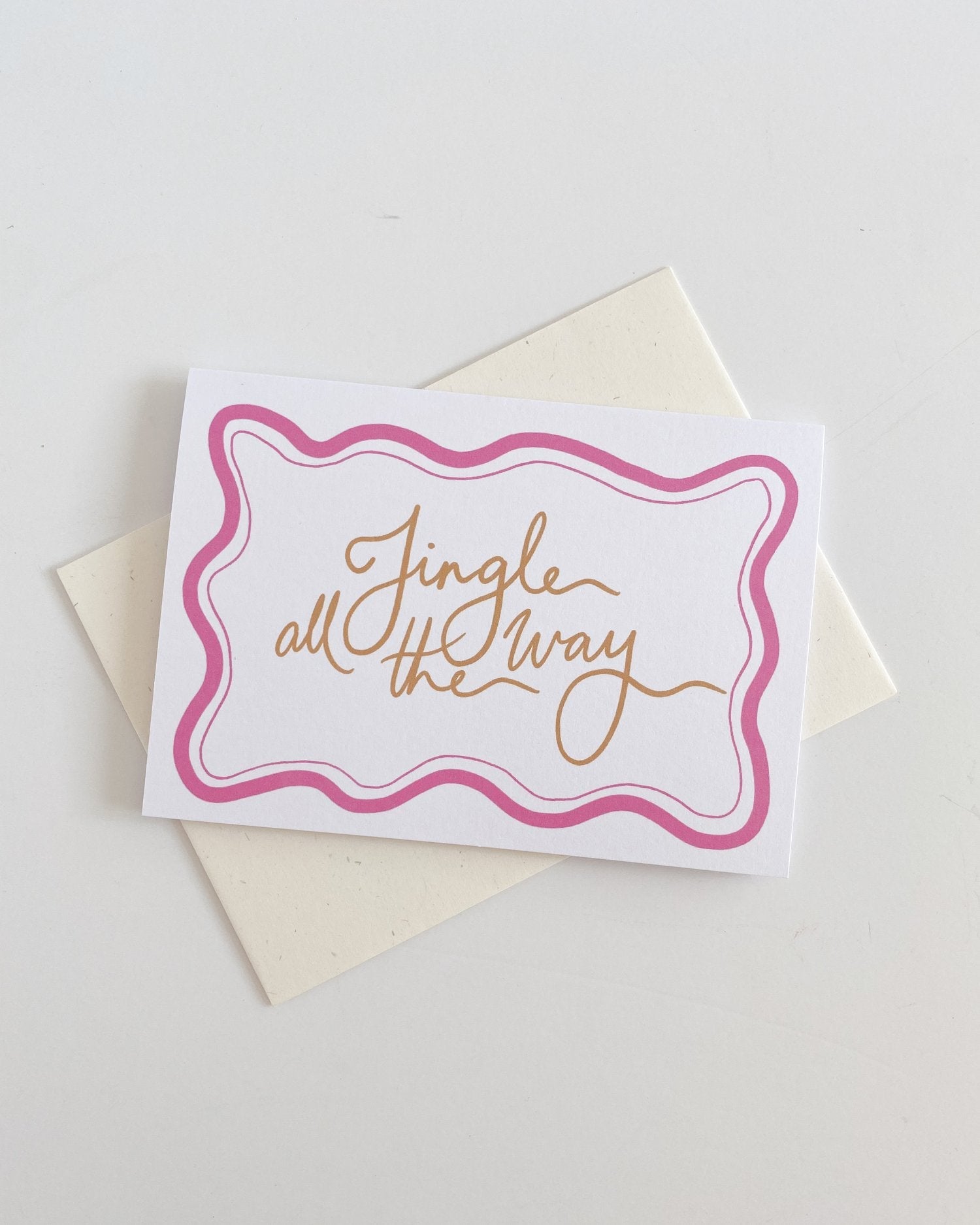 Wildfire Co Design Wavy 'Jingle All The Way' Card Wildfire Co. Design