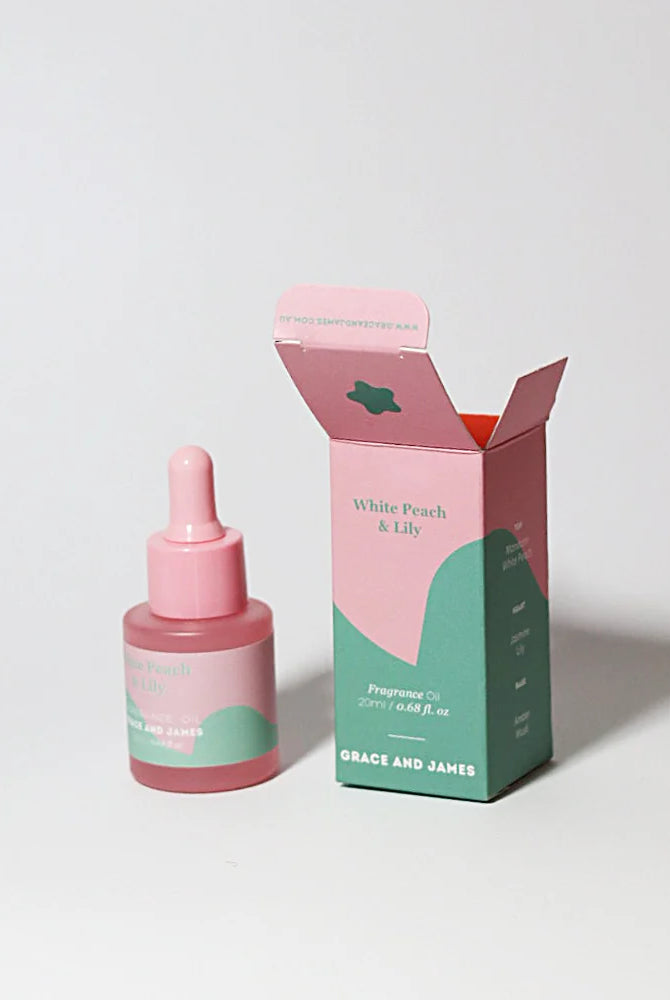 Grace & James - Bloom Collection Air Freshener Refill (White Peach & Lily) Grace and James