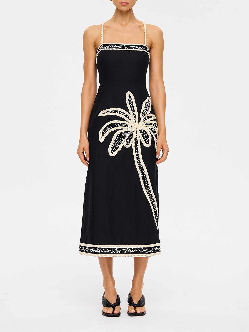 Kivari - Zaria Midi Dress (Black) Kivari