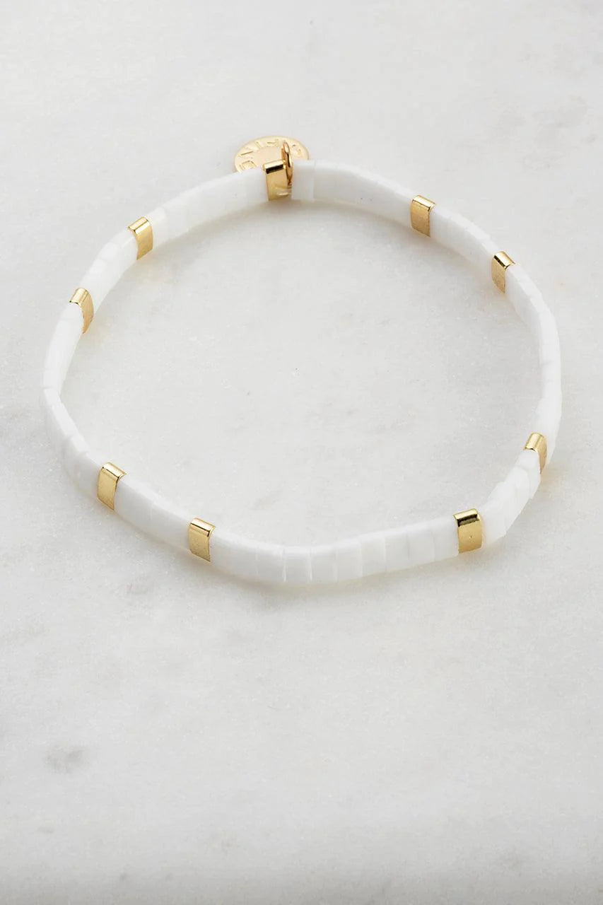 Zafino - Tile Bracelet (White) Zafino