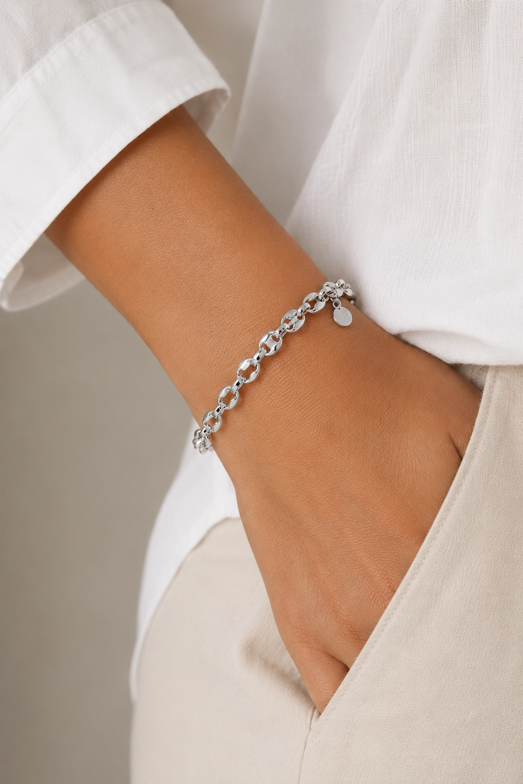 Alya Bracelet (Silver) Dear Blackbird Boutique