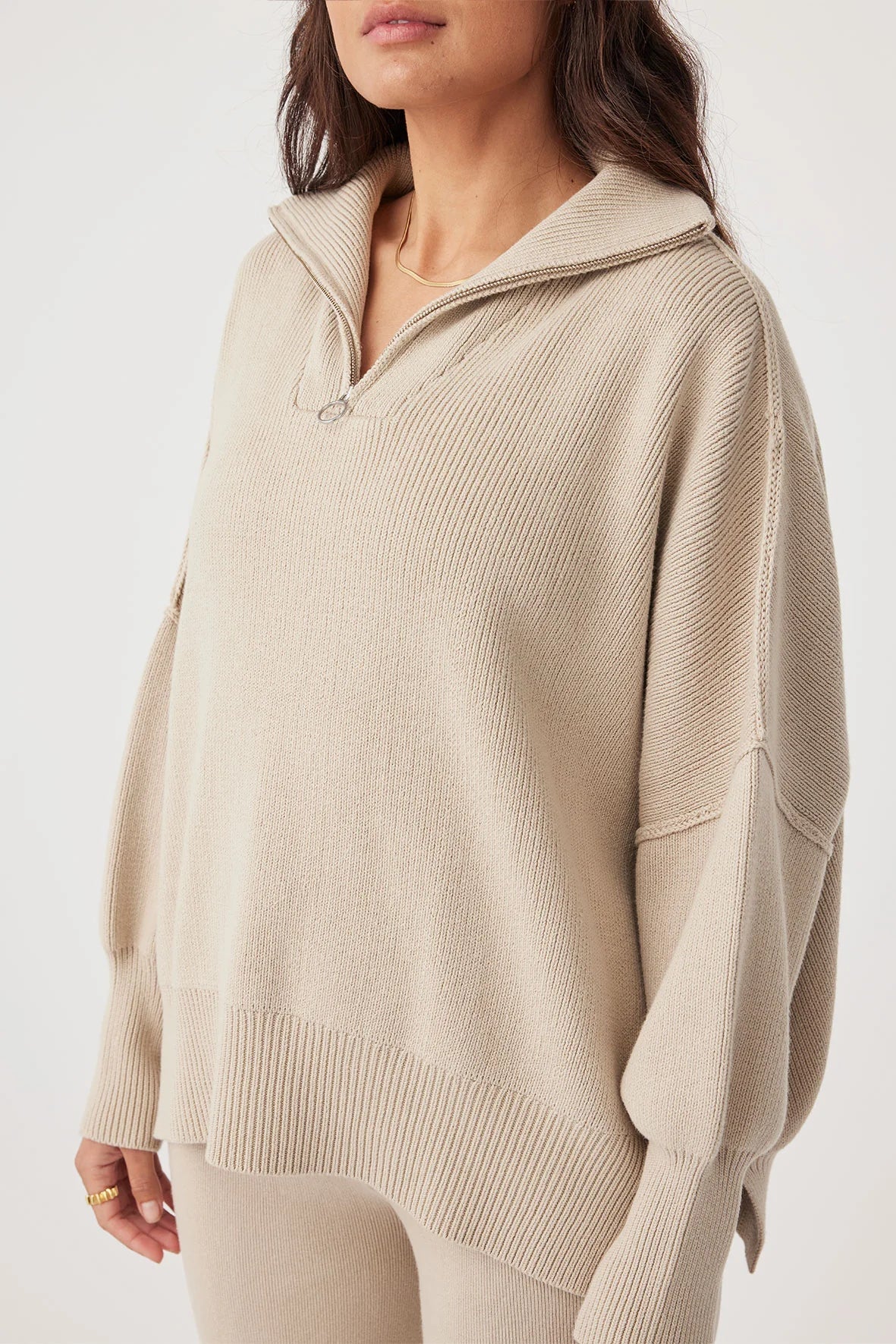 Arcaa London Sweater - Taupe Arcaa