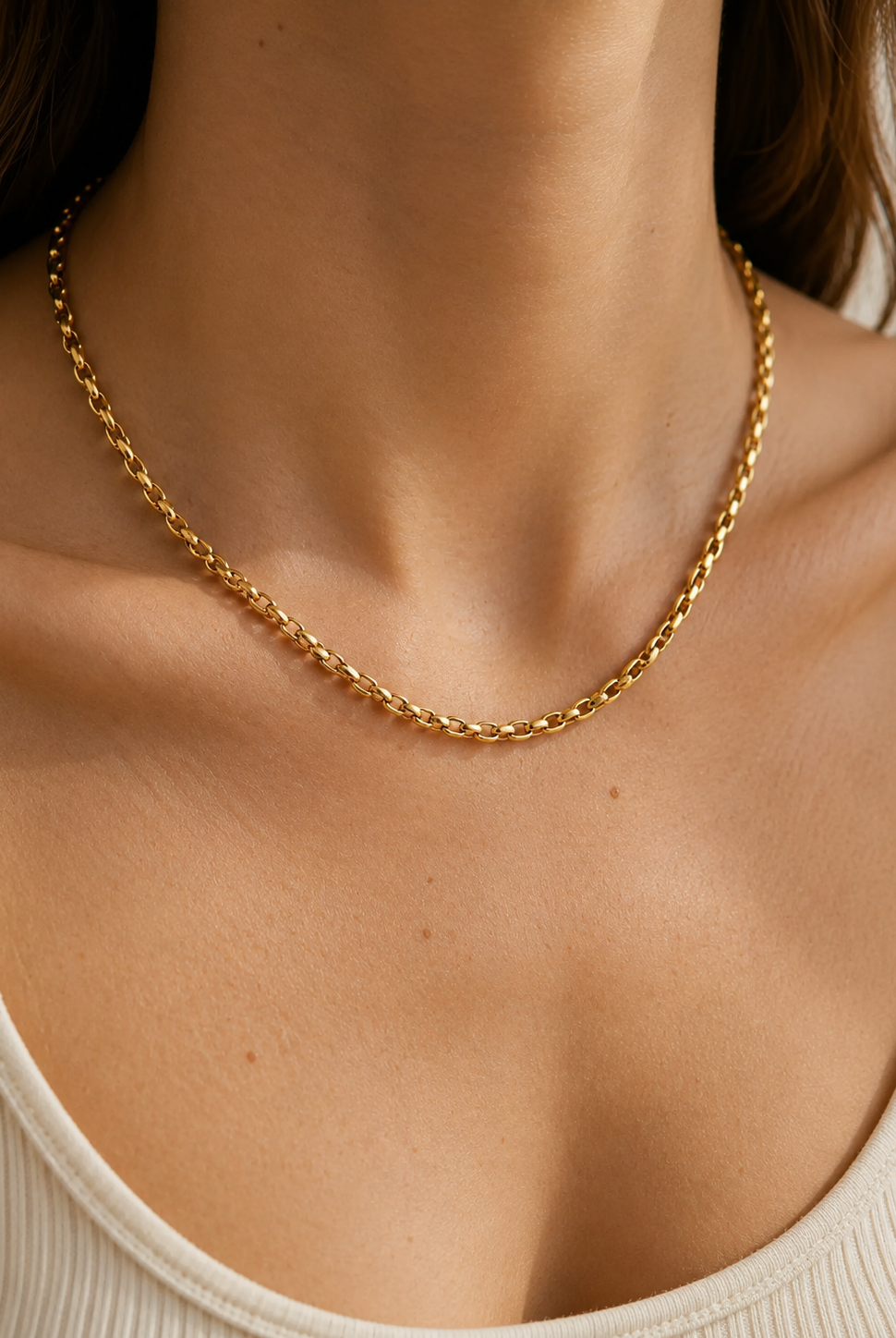Rope 18K Gold Necklace Dear Blackbird Boutique