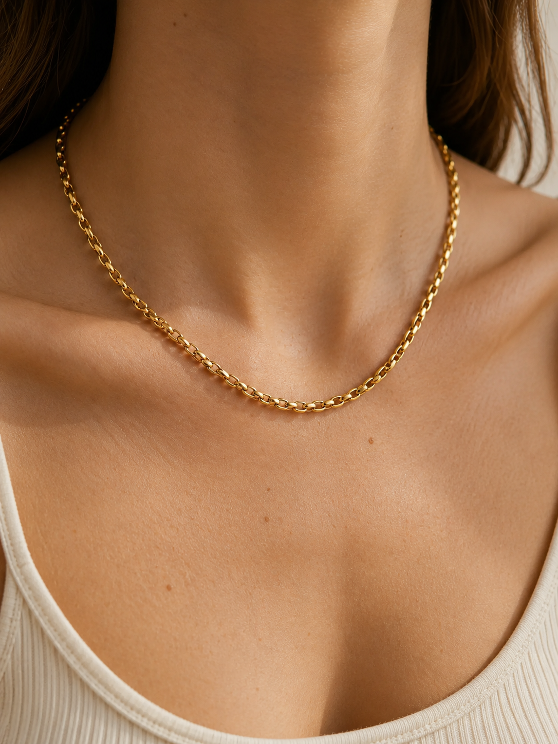 Rope 18K Gold Necklace Dear Blackbird Boutique