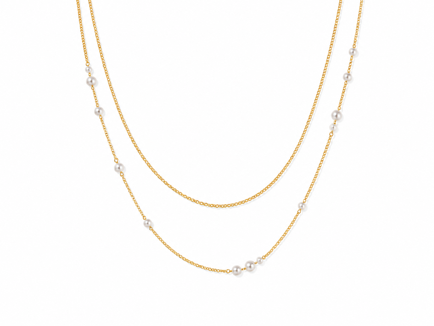 Pear Layered Necklace Dear Blackbird Boutique