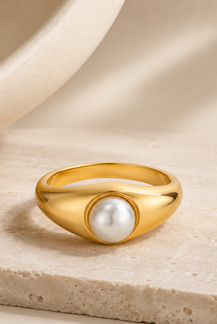 Ivy 18K Gold Plated Ring Dear Blackbird Boutique
