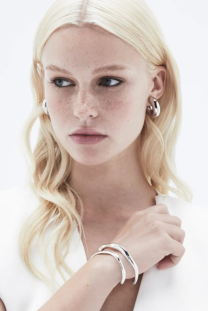 Jolie & Deen Winnie Hoops - Silver Jolie & Deen