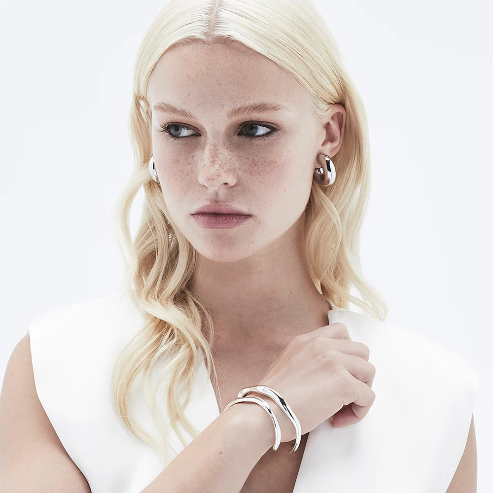 Jolie & Deen Winnie Hoops - Silver Jolie & Deen