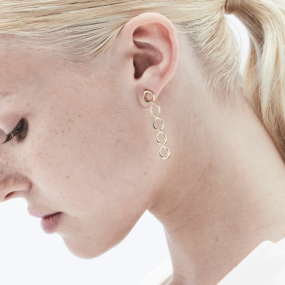 Jolie & Deen Constance Earrings - Gold Jolie & Deen