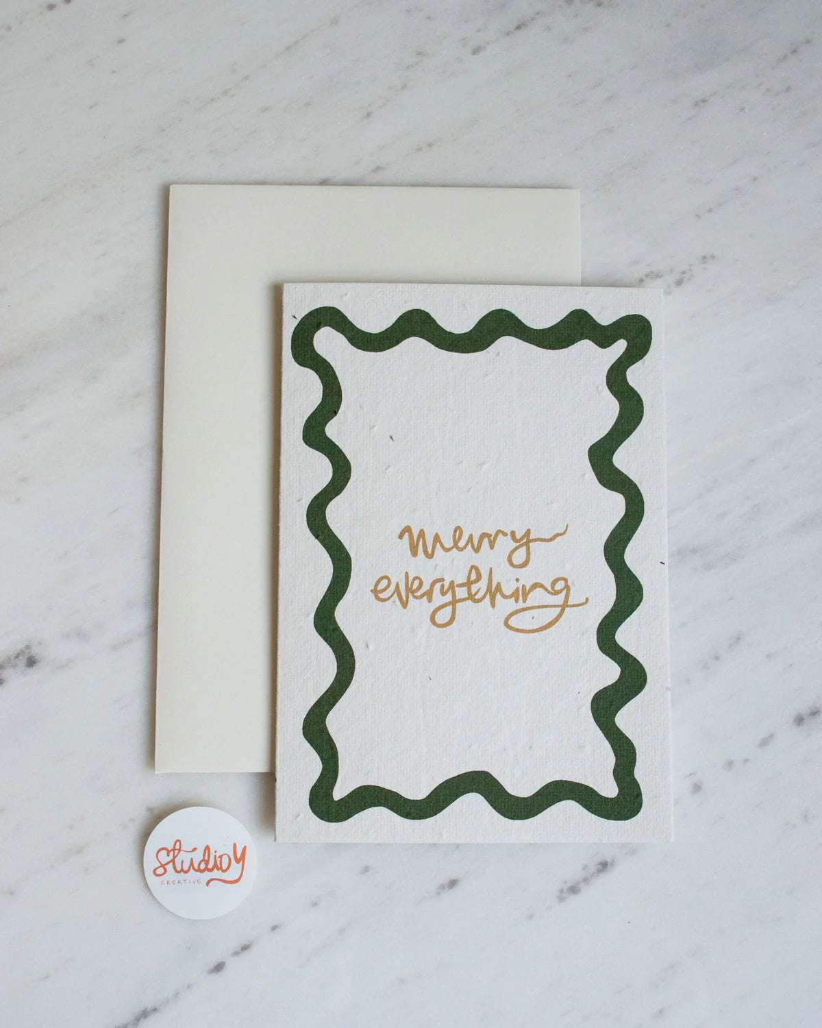 Plantable Card - Merry Everything (Nude) Studio Y Creative