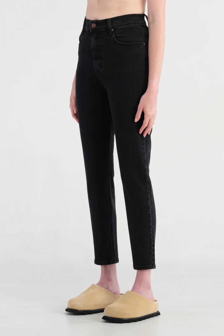 Nobody Denim Frankie Jean Ankle Stretch - Astorial Black Nobody Denim
