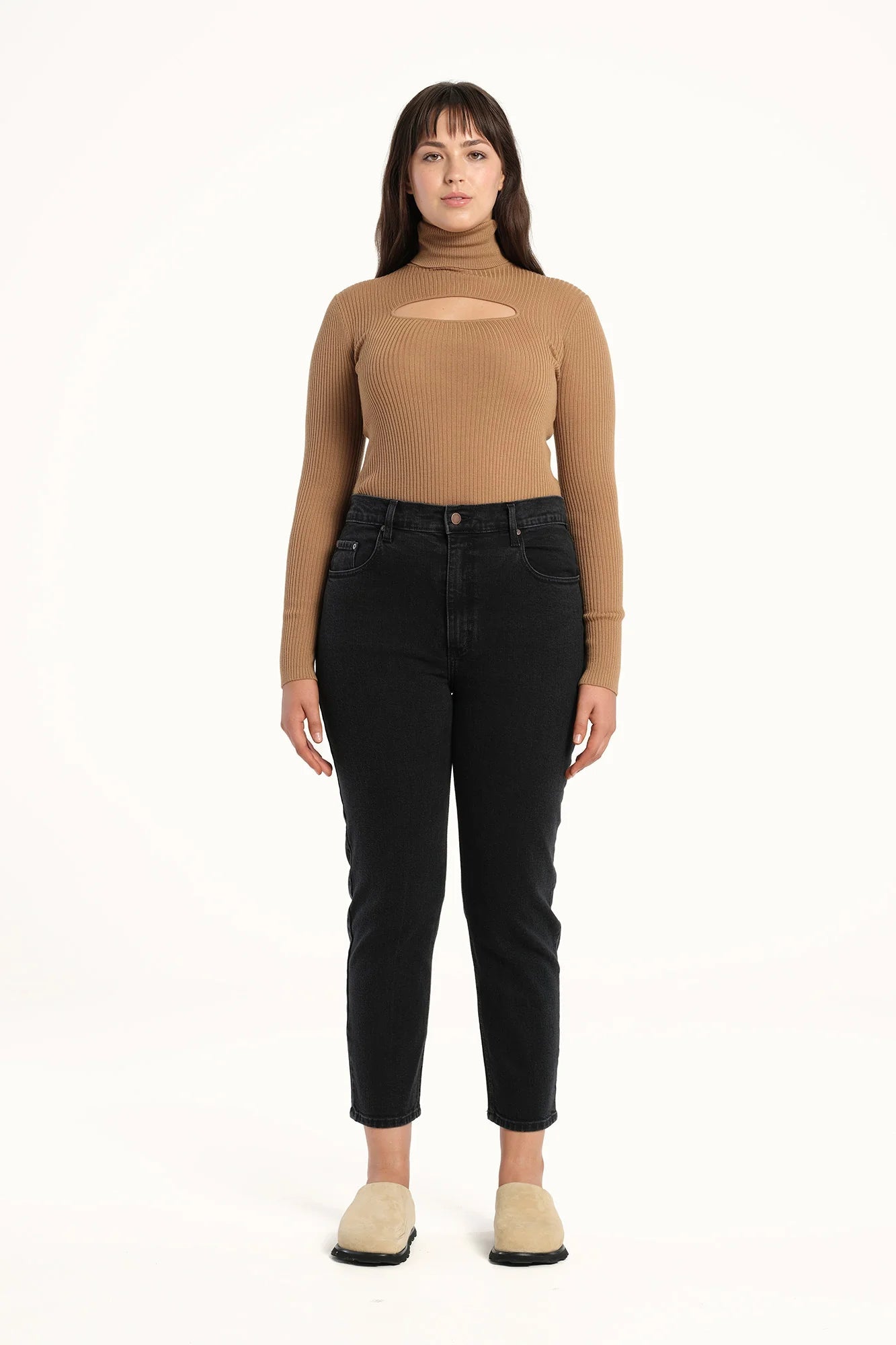 Nobody Denim Frankie Jean Ankle Stretch - Astorial Black Nobody Denim