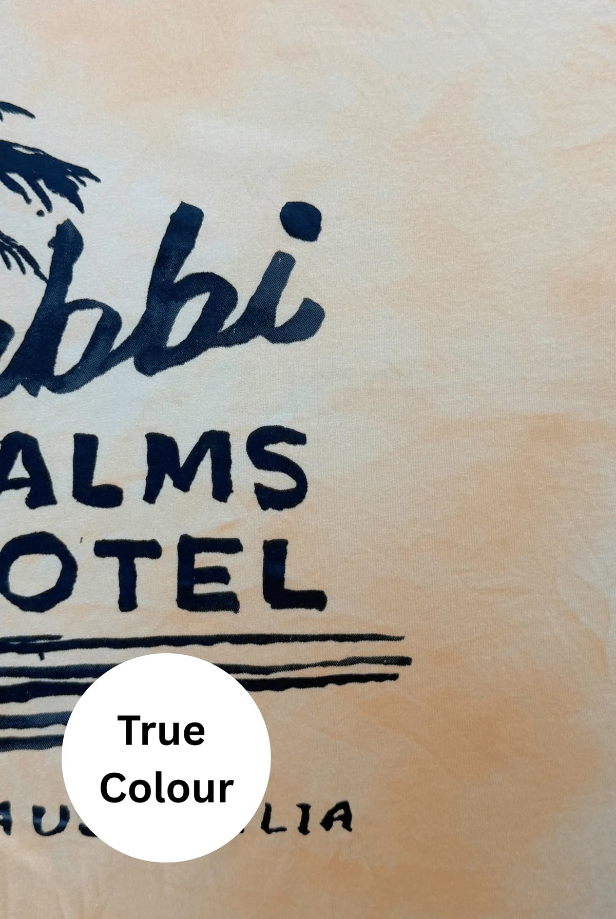 Sabbi - The Palms Hotel Long Sleeve Tee (Pastel Peach) Sabbi